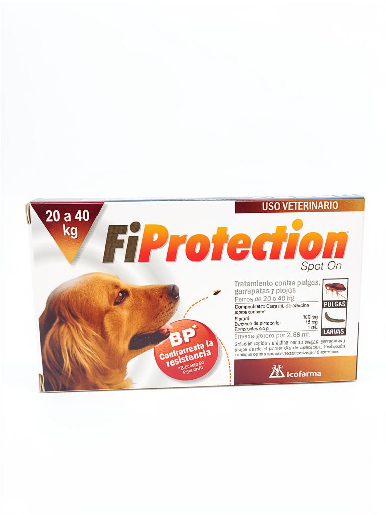 FiProtection antipulgas 20kg a 40kg