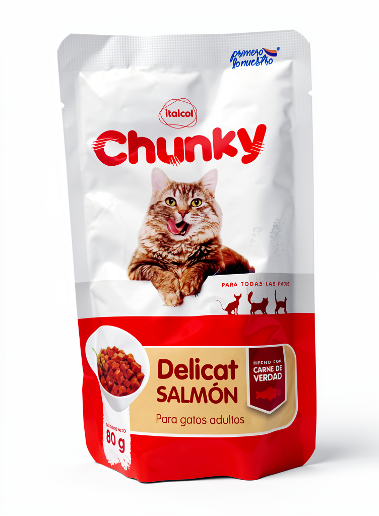 Chunky de salmón adultos