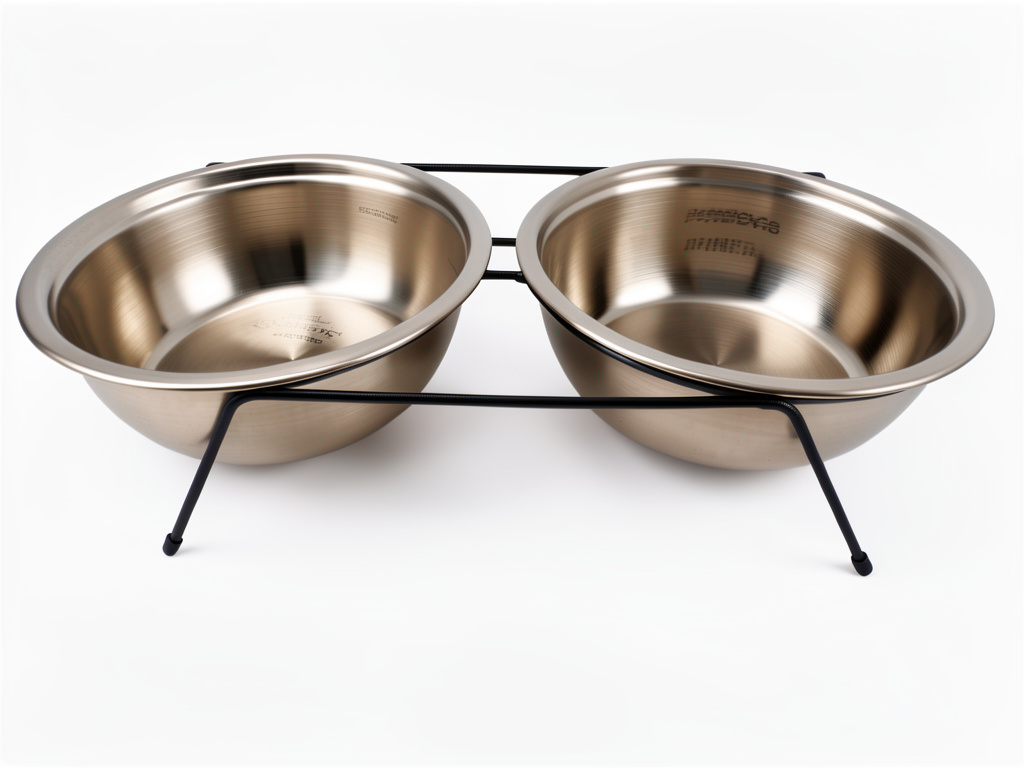 Bowl doble acero inoxidable