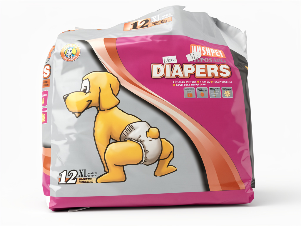 Pañales Rosados Perros XL
