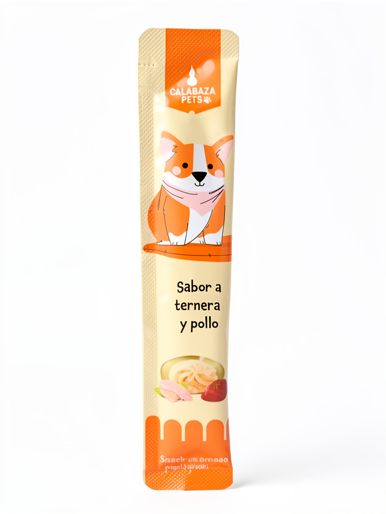 Calabaza Pets Snack ternera y pollo