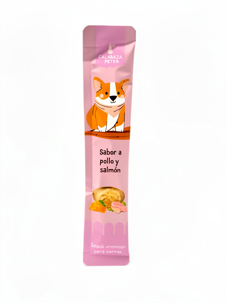 Calabaza Pets sabor pollo y salmon