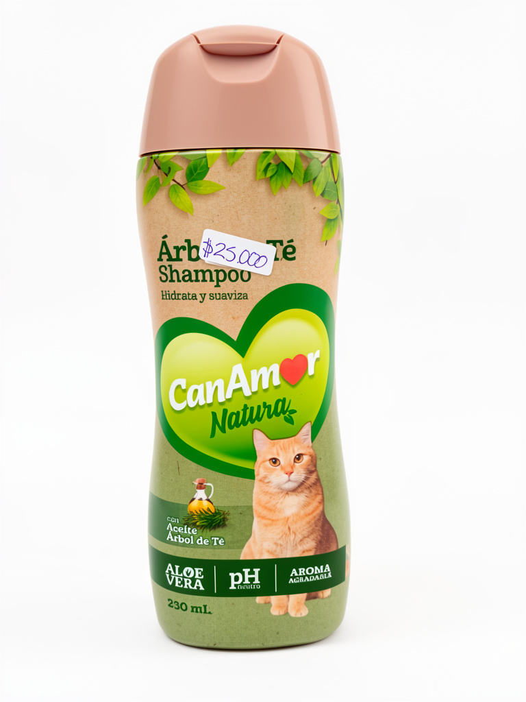 CanAmor Natural shampoo gato Árbol de Te