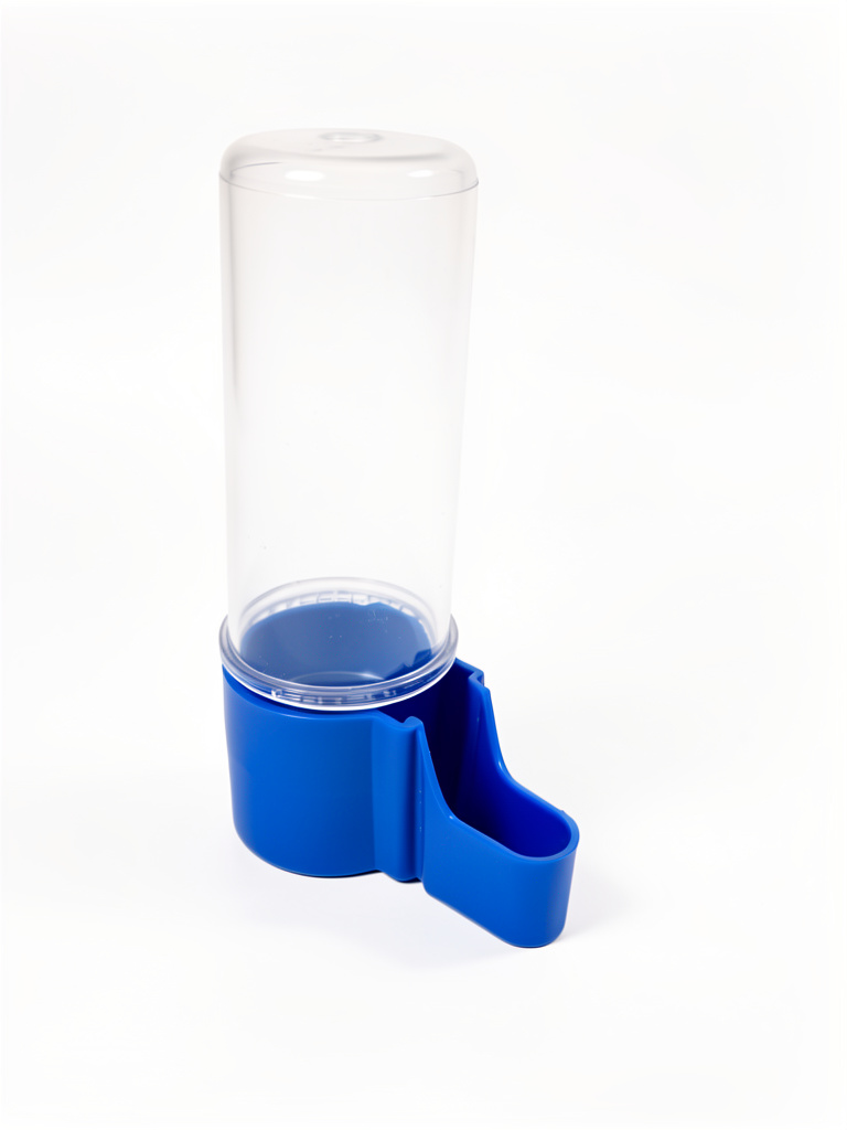 Bebedero plastico azul