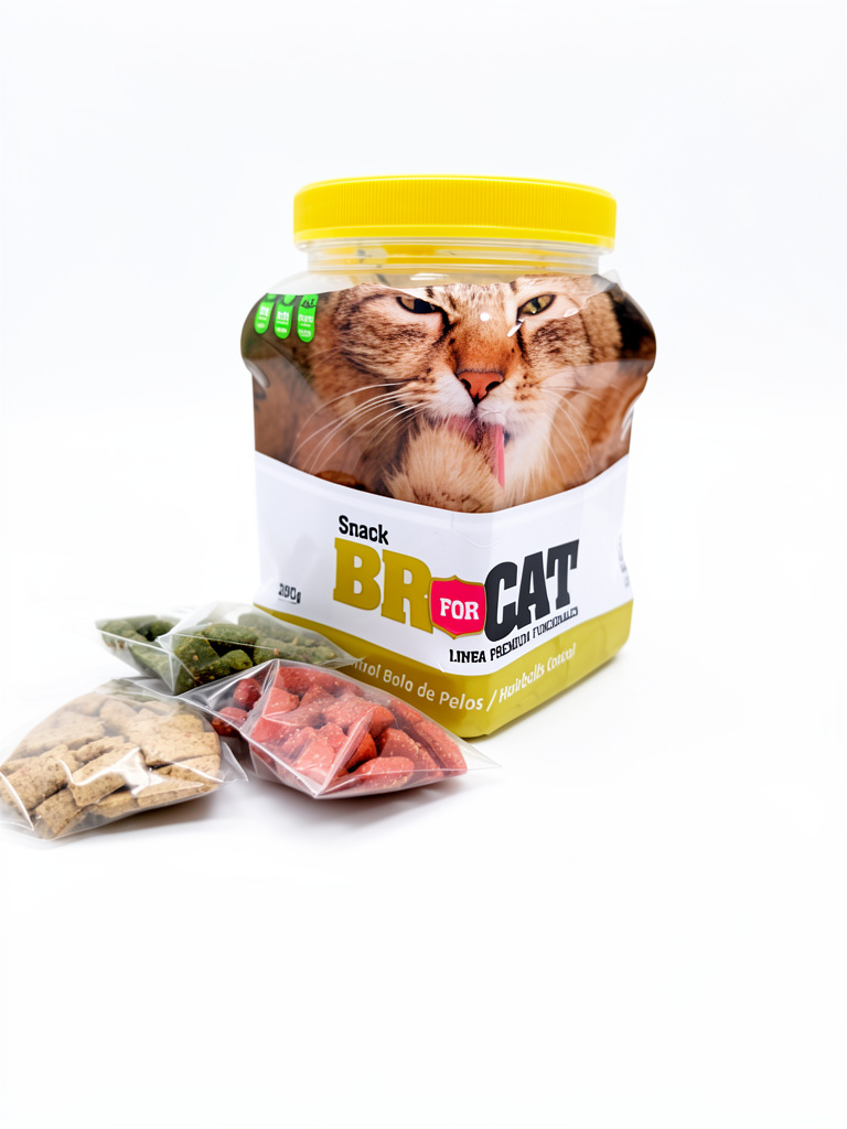 Br cat snack para gato bola de pelos