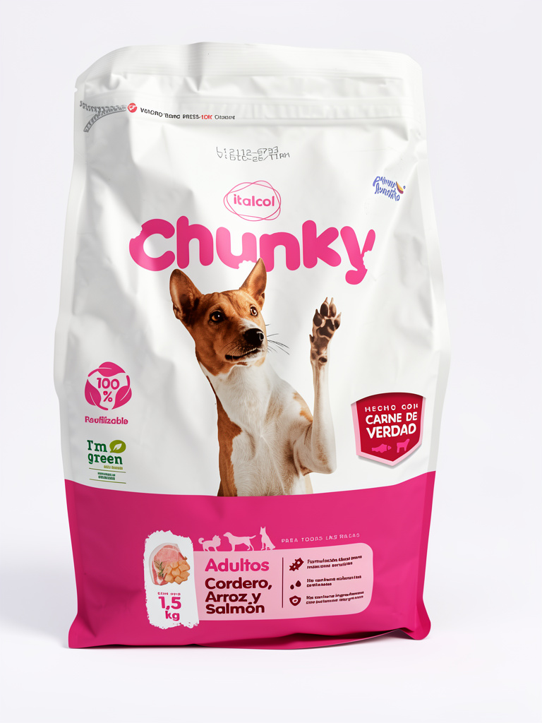 Chunky Adultos Cordero, Arroz y Salmon 1.5 kg