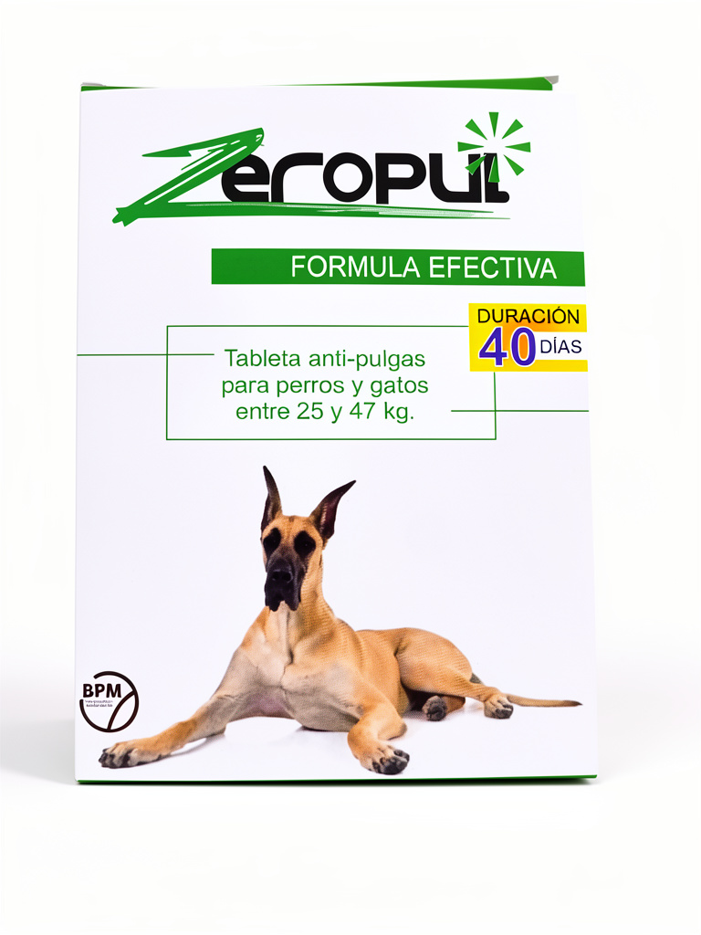 ZEROPUL PARA PERROS Y GATOS ENTRE 25 Y 47 KG