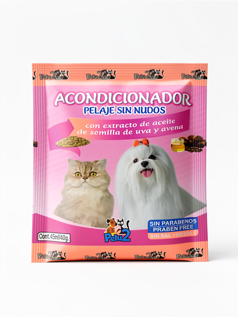 Pelu2 acondicionador gato y perro