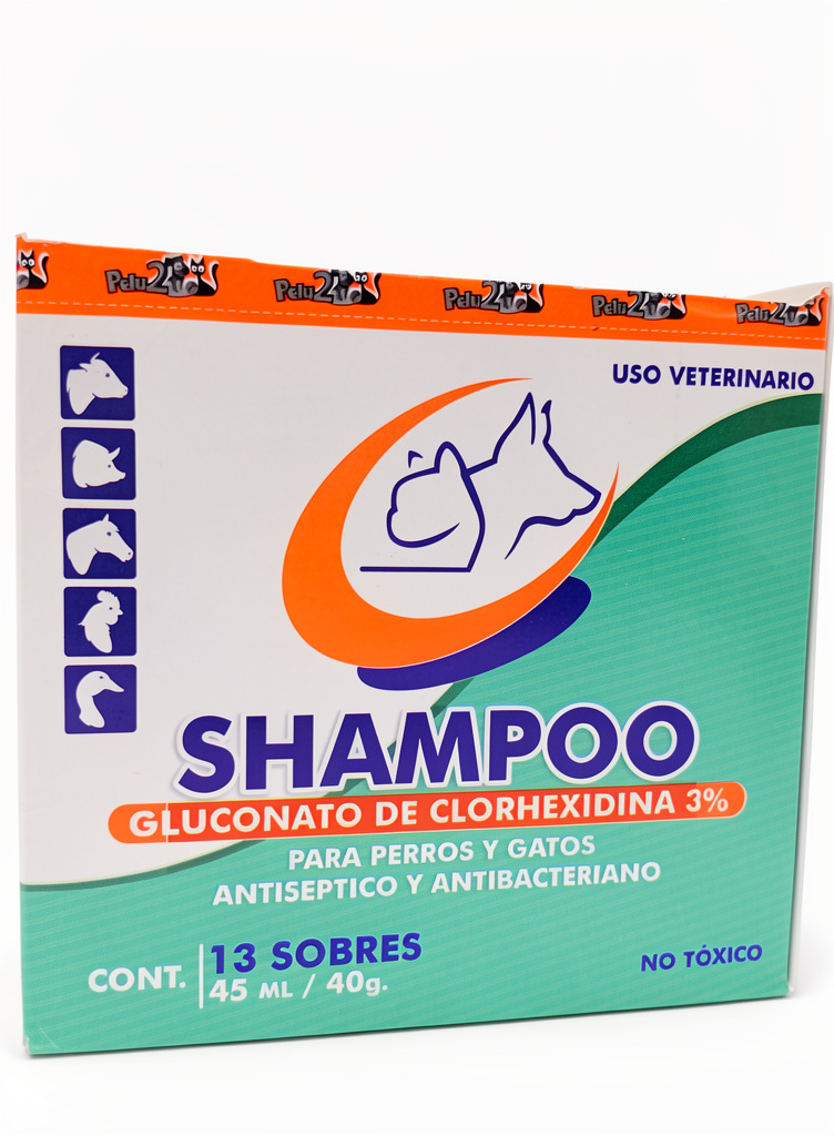 Sobre Shampoo gluconato gato y perro