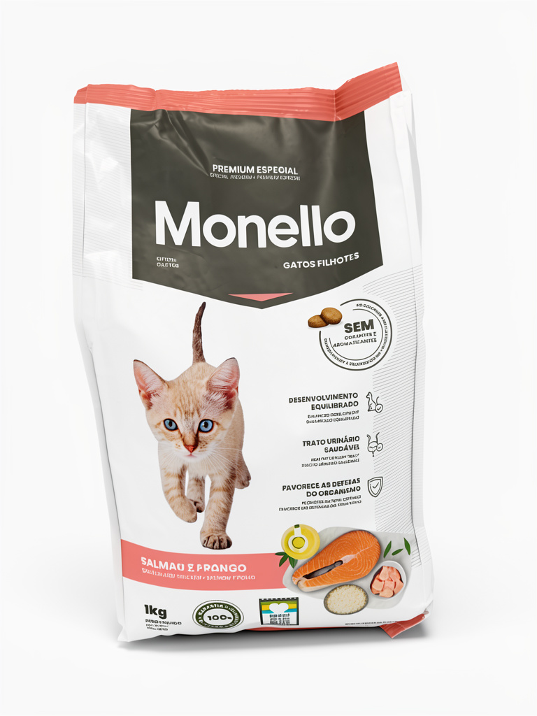 Monello Gatitos salmón y pollo 1kg
