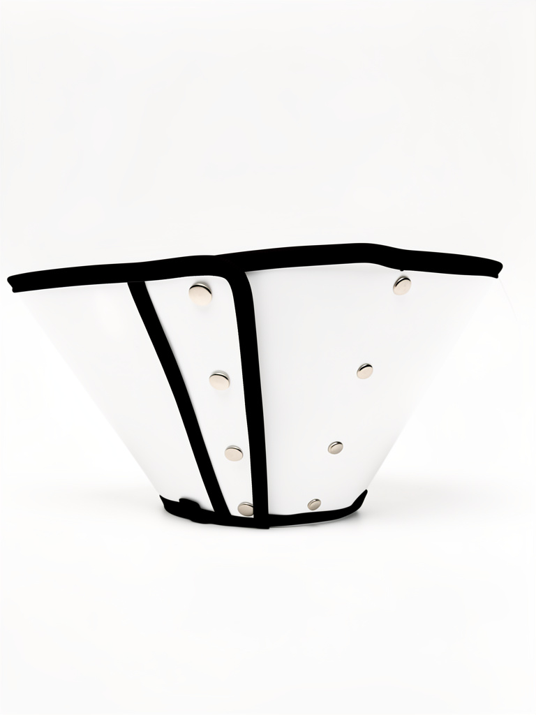 Collar isabelino blanco todas las tallas.