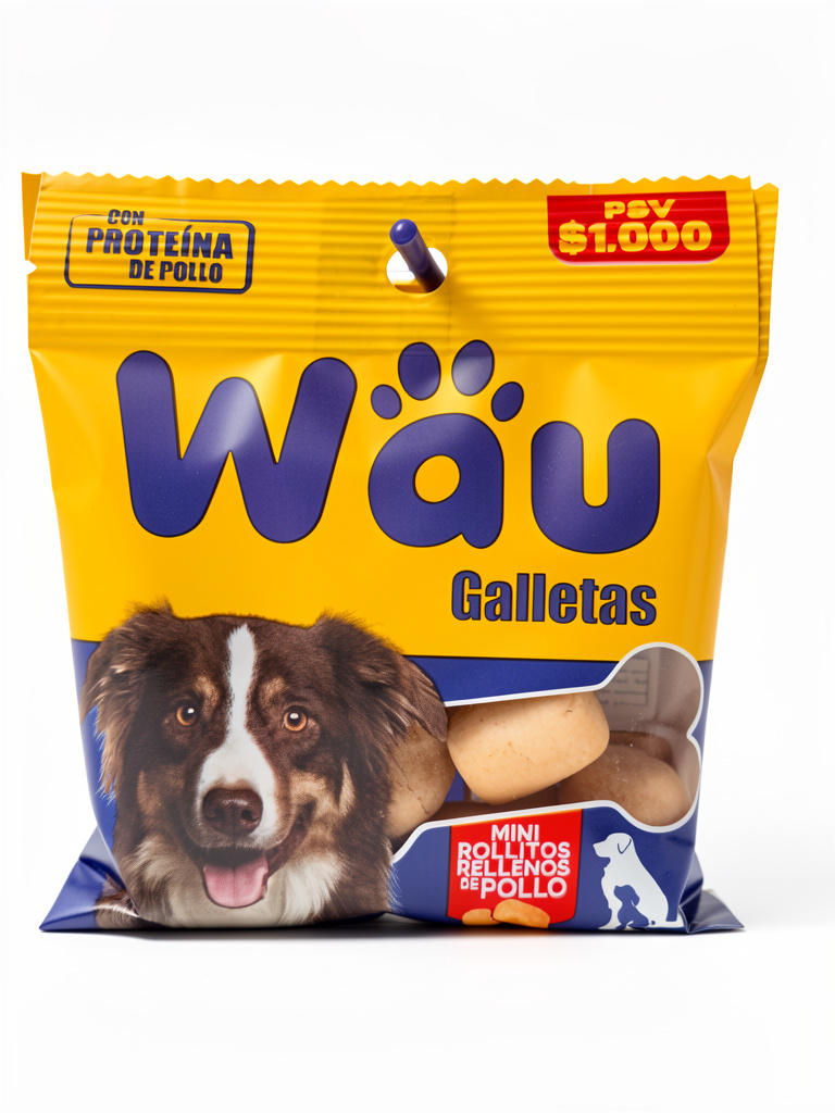 Wau Galletas rellenos pollo