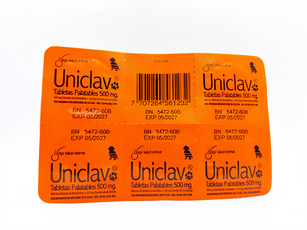 Uniclav tabletas 500 mg