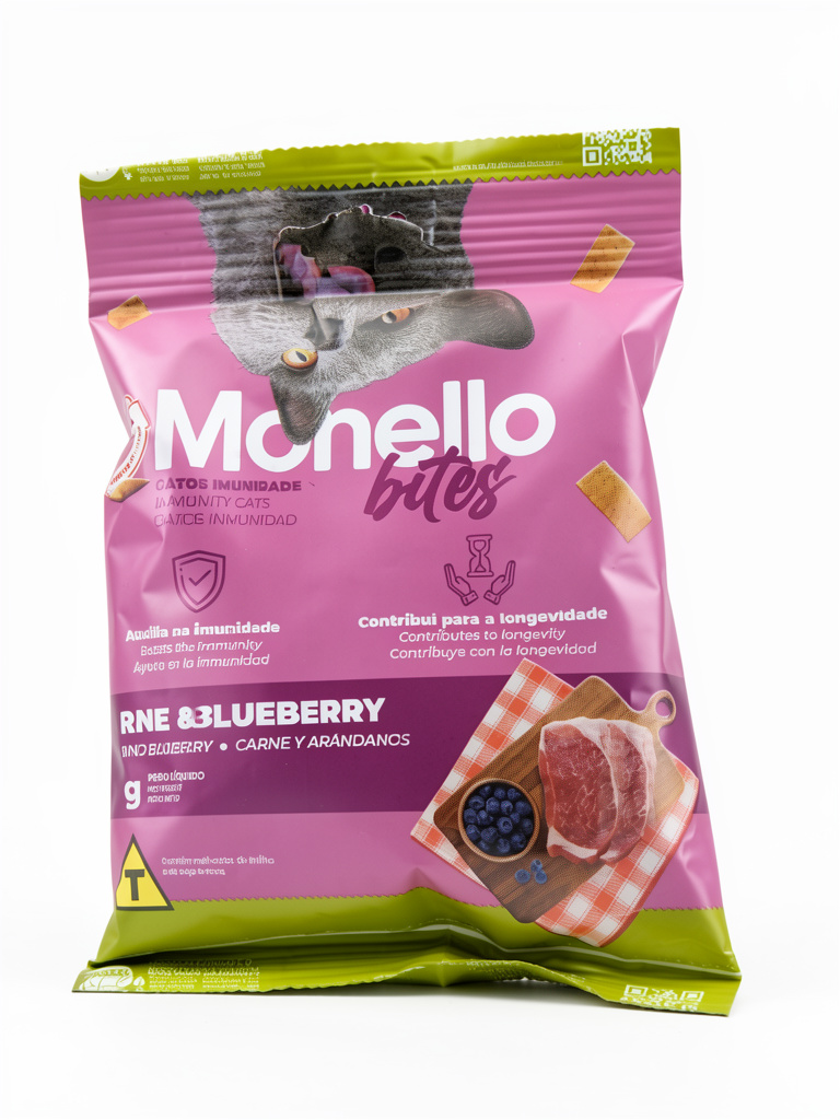 Monello snacks bites 80gr gatos