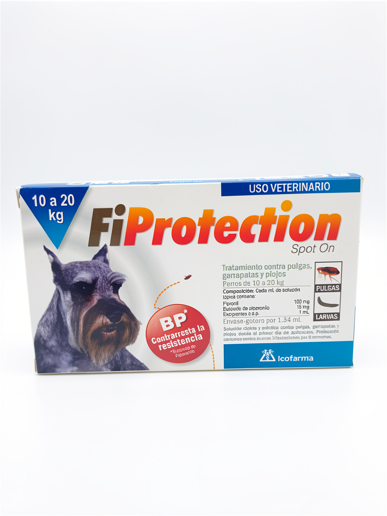 FiProtection antipulgas 10 a 20Kg