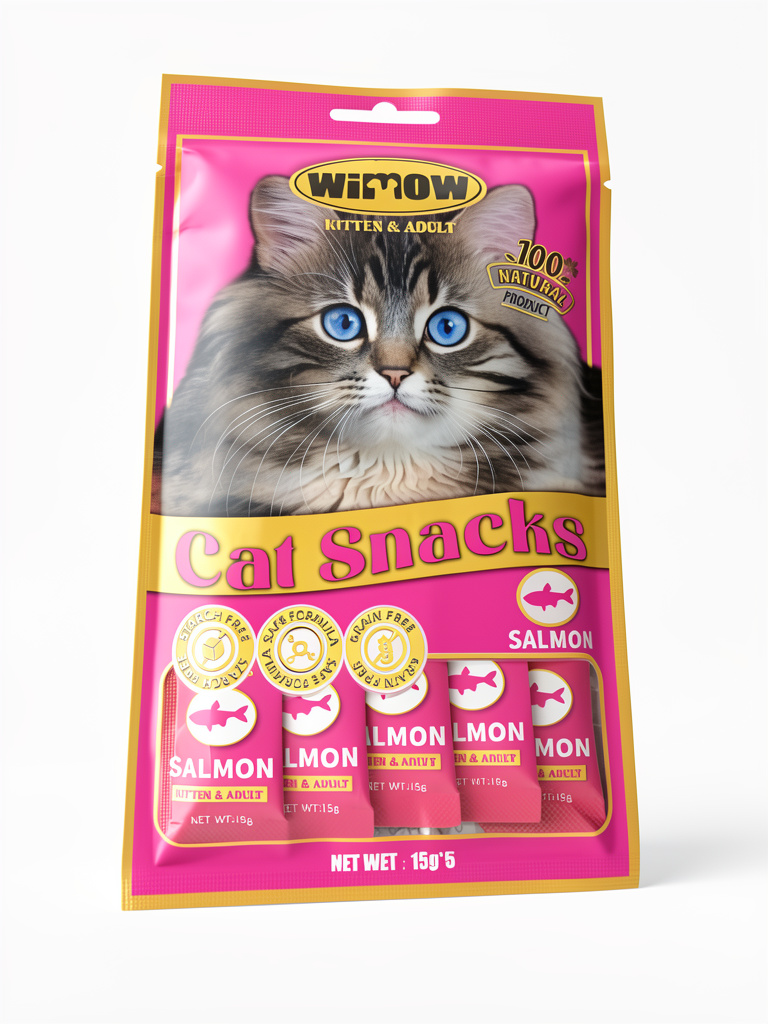 Wimow Cat Snacks Salmon paq