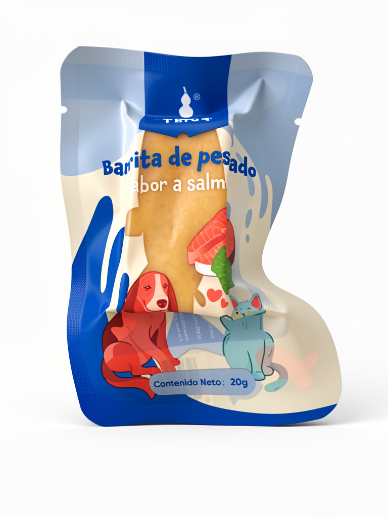 Barita de pescado sabor salmón 20g
