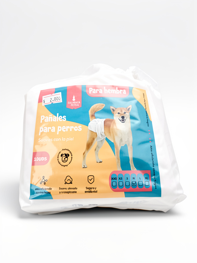 Calabaza Pets Pañales hembras 10uds