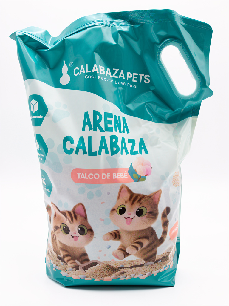 Calabaza Pets Arena talco de bebe 4.5 KG