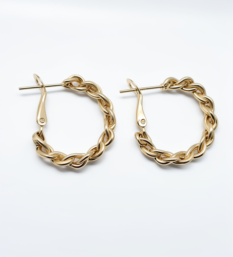 Argollas Trenzada