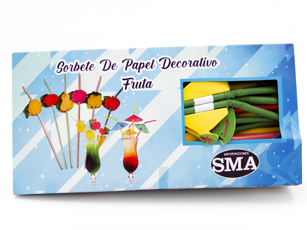 Sorbete de papel fruta x 50