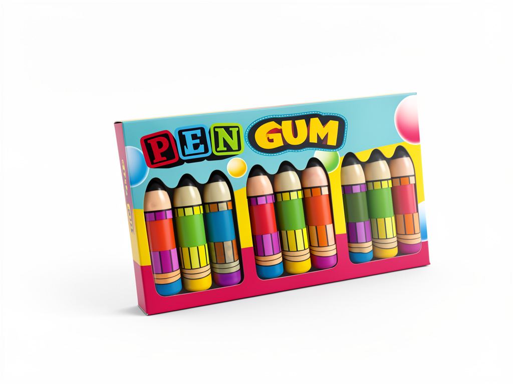 Crayon Pen Gum x 30
