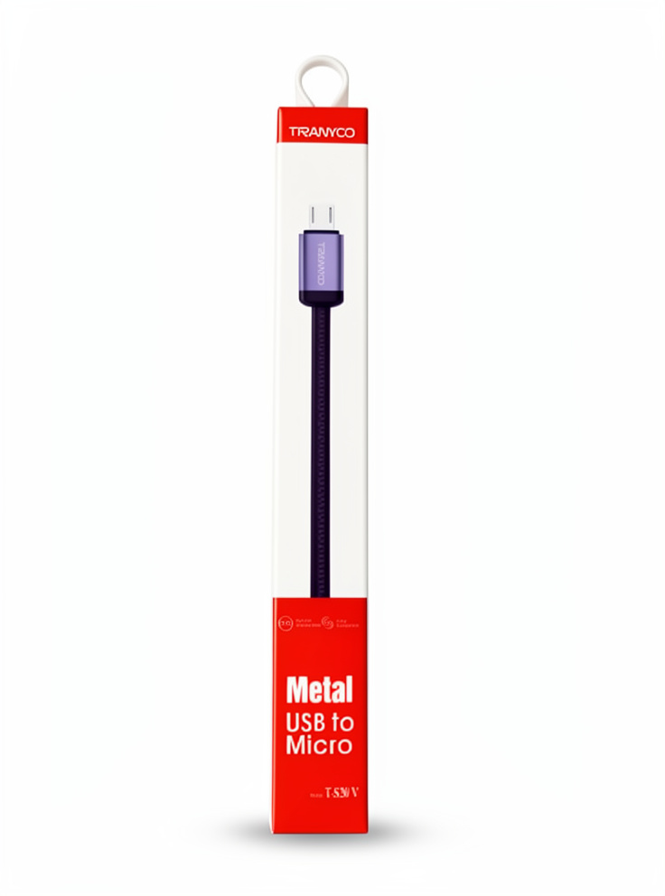 Cable TRANYCO Metal USB to Micro T-320V