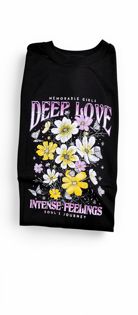 Franela Deep Love | Negra