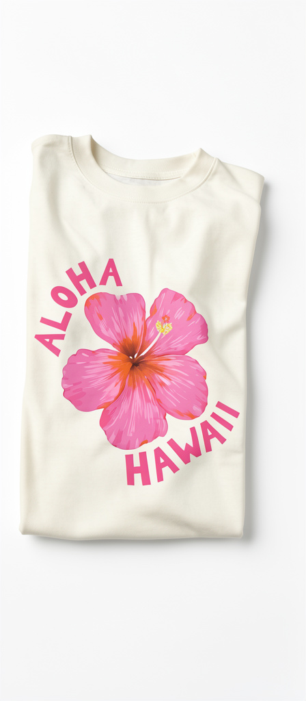 Franela Aloha Hawaii | Blanca