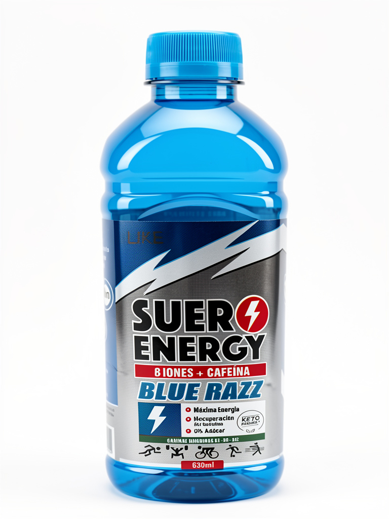 Suero Energy Blue Razz 630ml