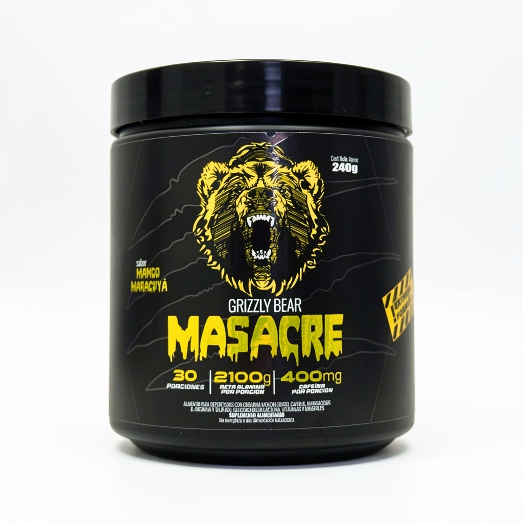 Grizzly Bear Masacre mango maracuyá 240g