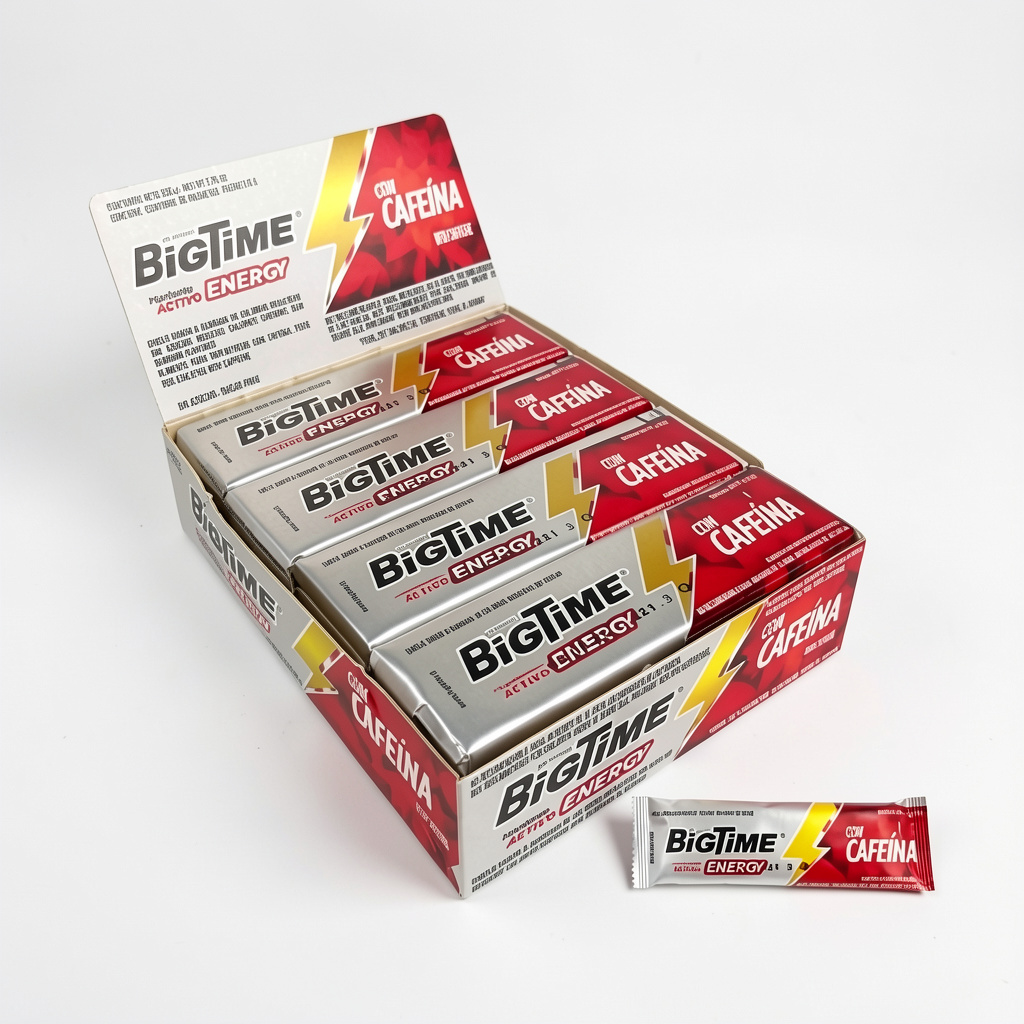 BiGTime chicle energia cafeina