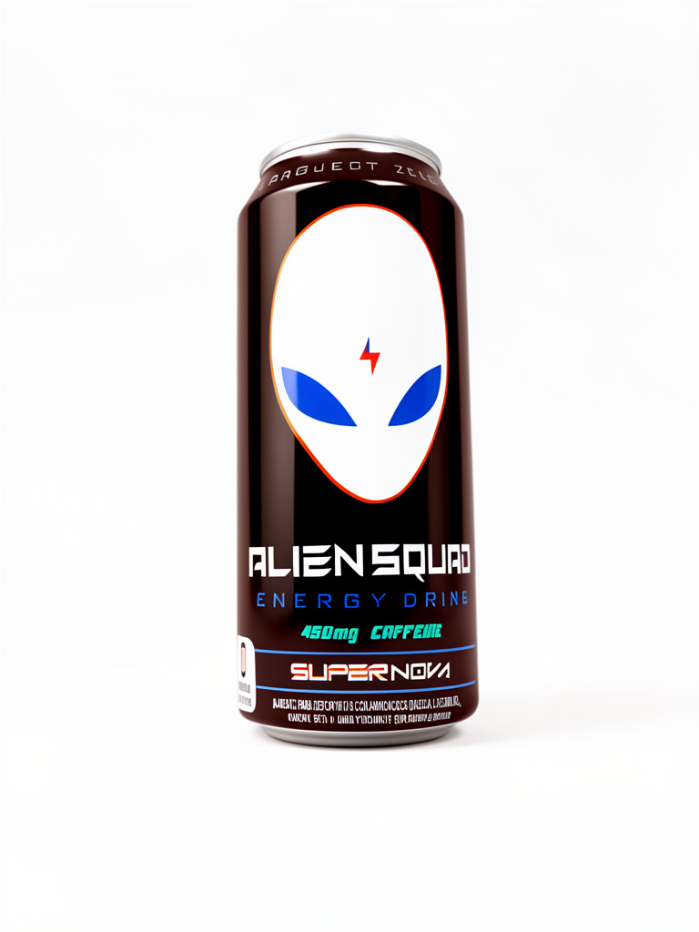 Alien Squad Supernova lata negra