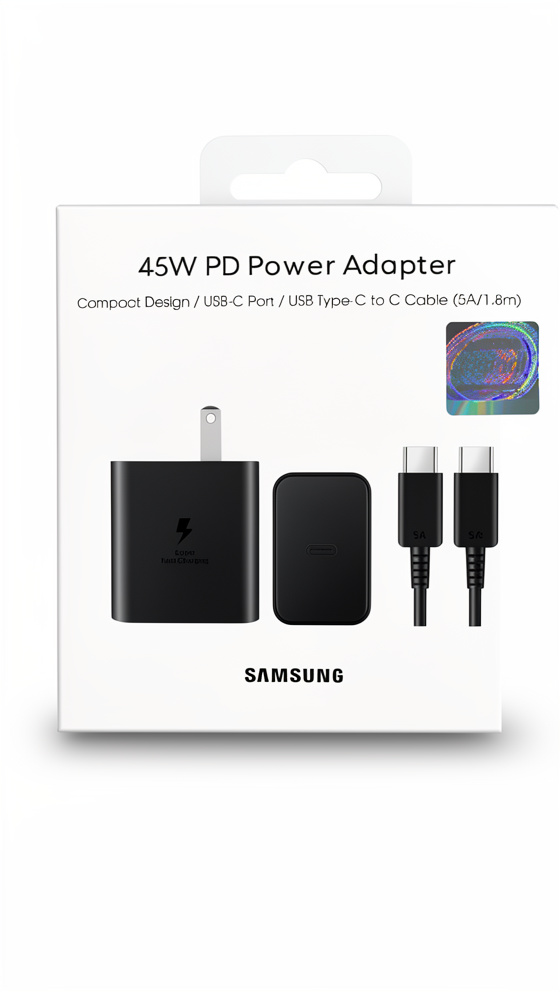 CARGADOR COMPLETO SAMSUNG 45W PATA ARGENTINA