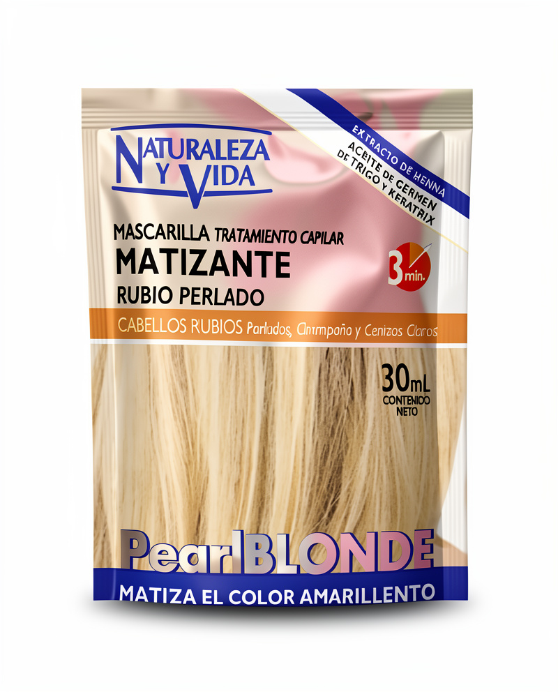 Mascarilla  matizante rubio perlado