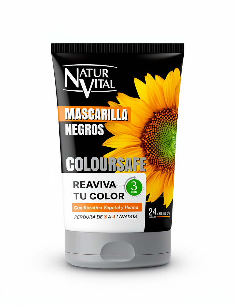 Mascarilla negros Colorsafe