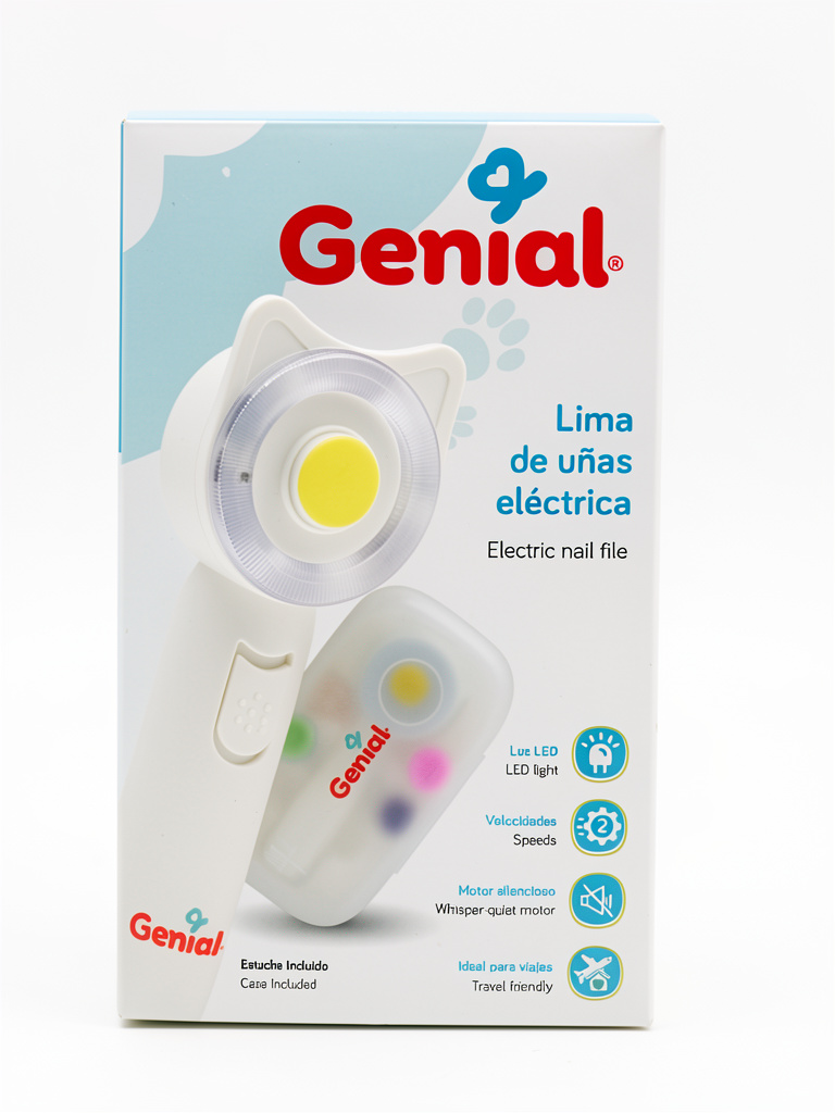 lima de uñas eléctrica GENIAL