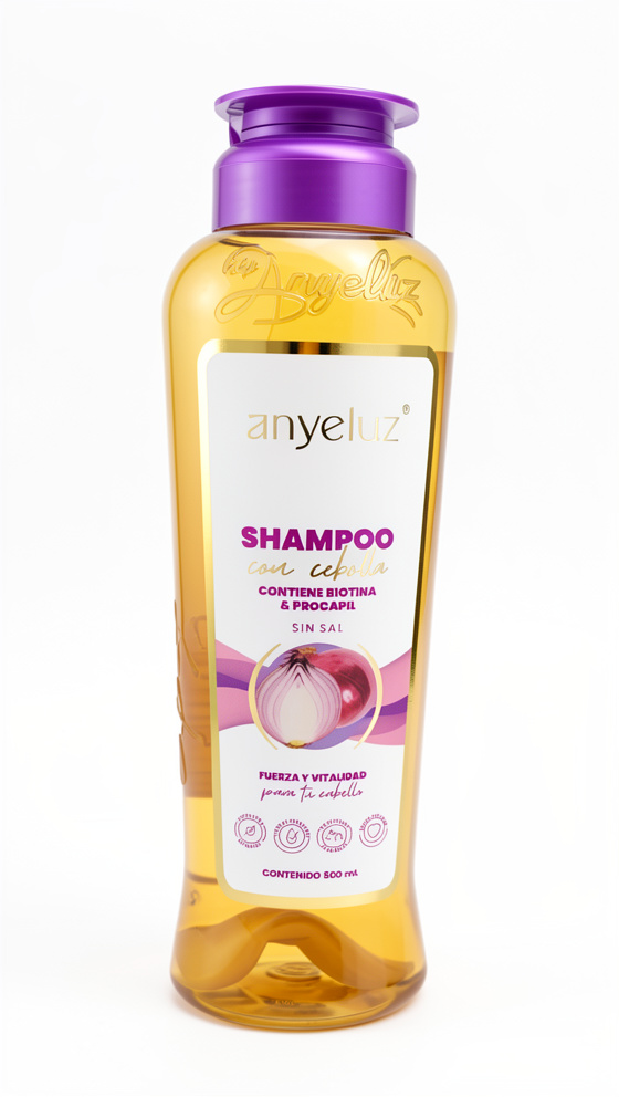 Anyeluz shampoo de cebolla y biotina