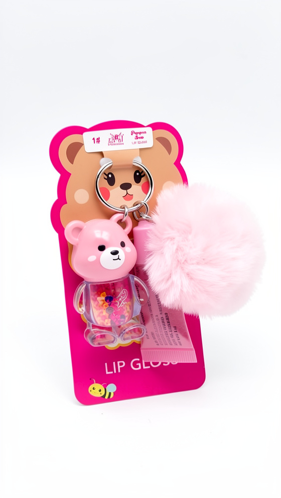 Engol Pompom bear lip gloss