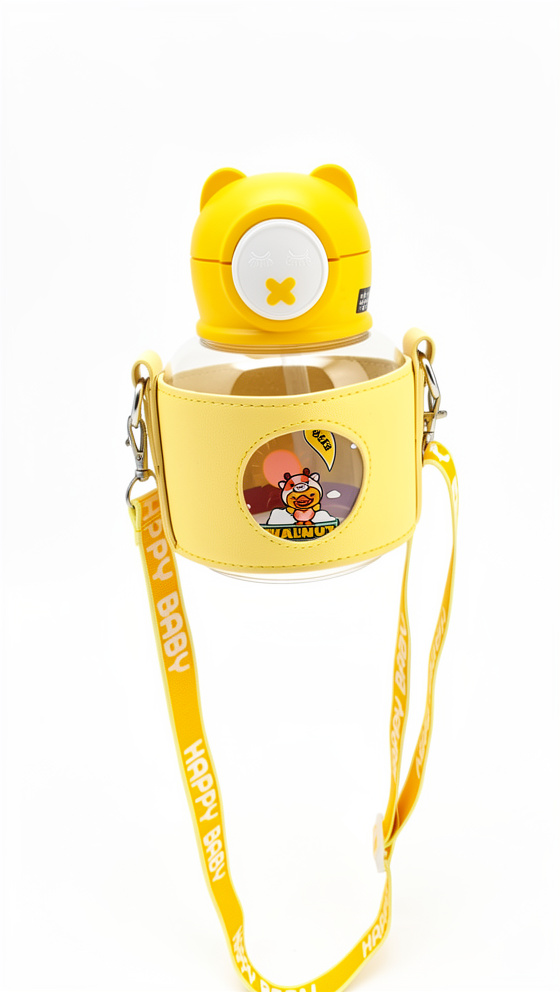 termo cuero amarillo