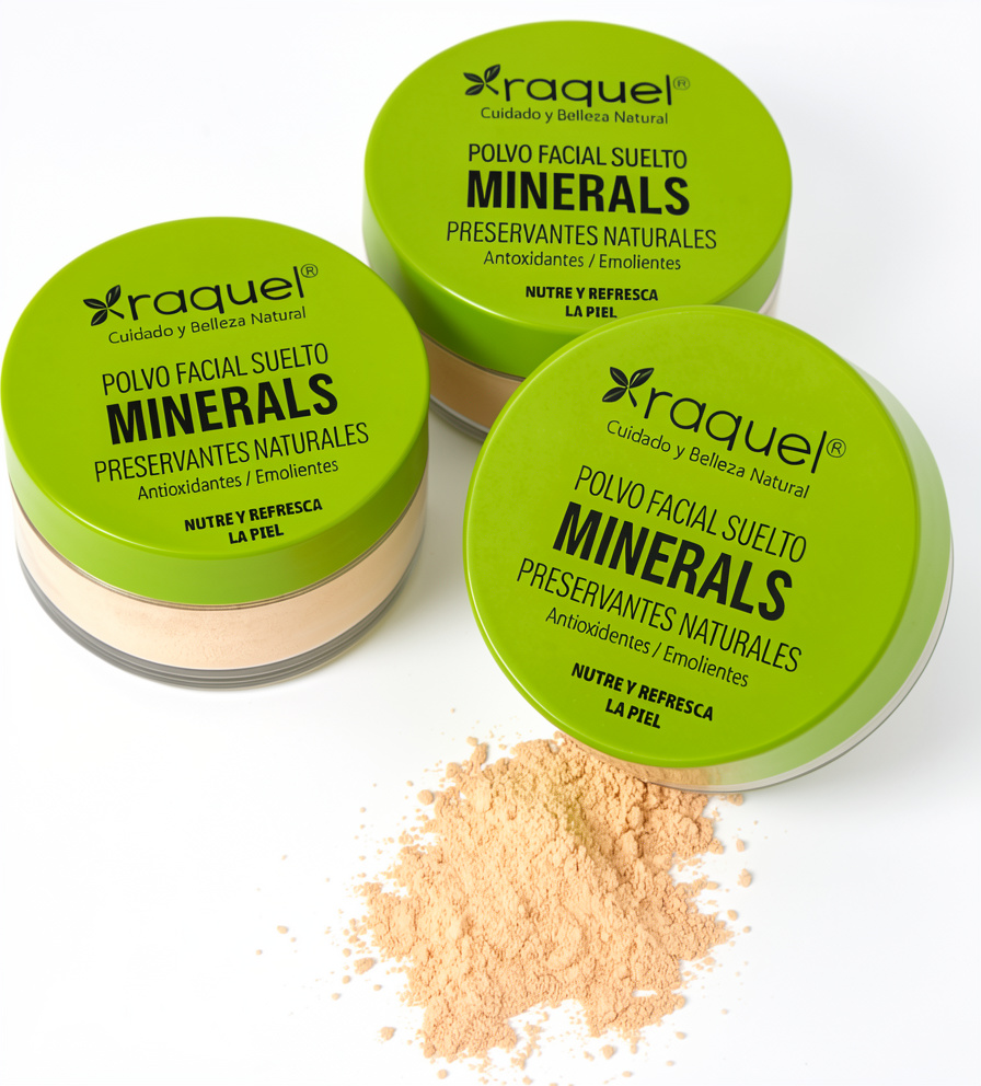 Raquel polvo suelto minerals surtido