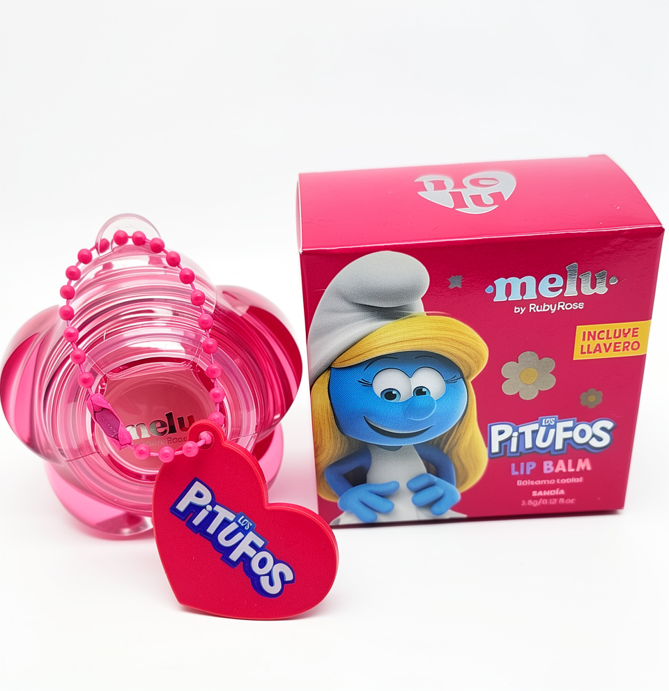 Ruby rose lip balm pitufos melu tono sandia