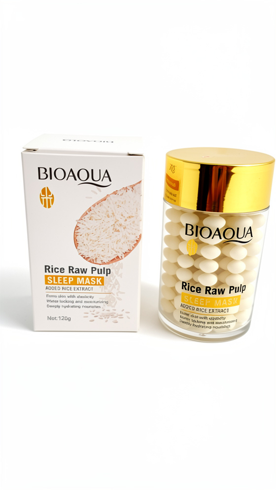 Bioaqua mascarilla para dormir de arroz