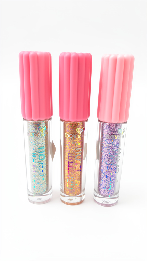 Day colors glitter glow sombras liquidas