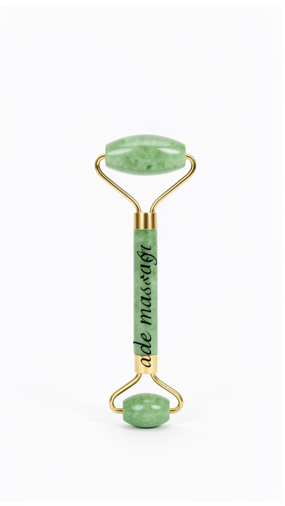Masajeador facial jade massage roller