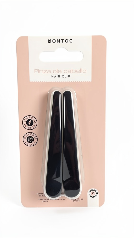 Montoc pinza para el cabello x2