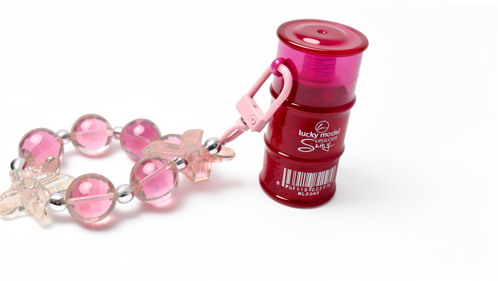 lucky model  gloss de llavero shiny