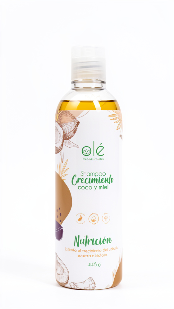 Olé Shampoo Hidratación Coco, Canela & Miel