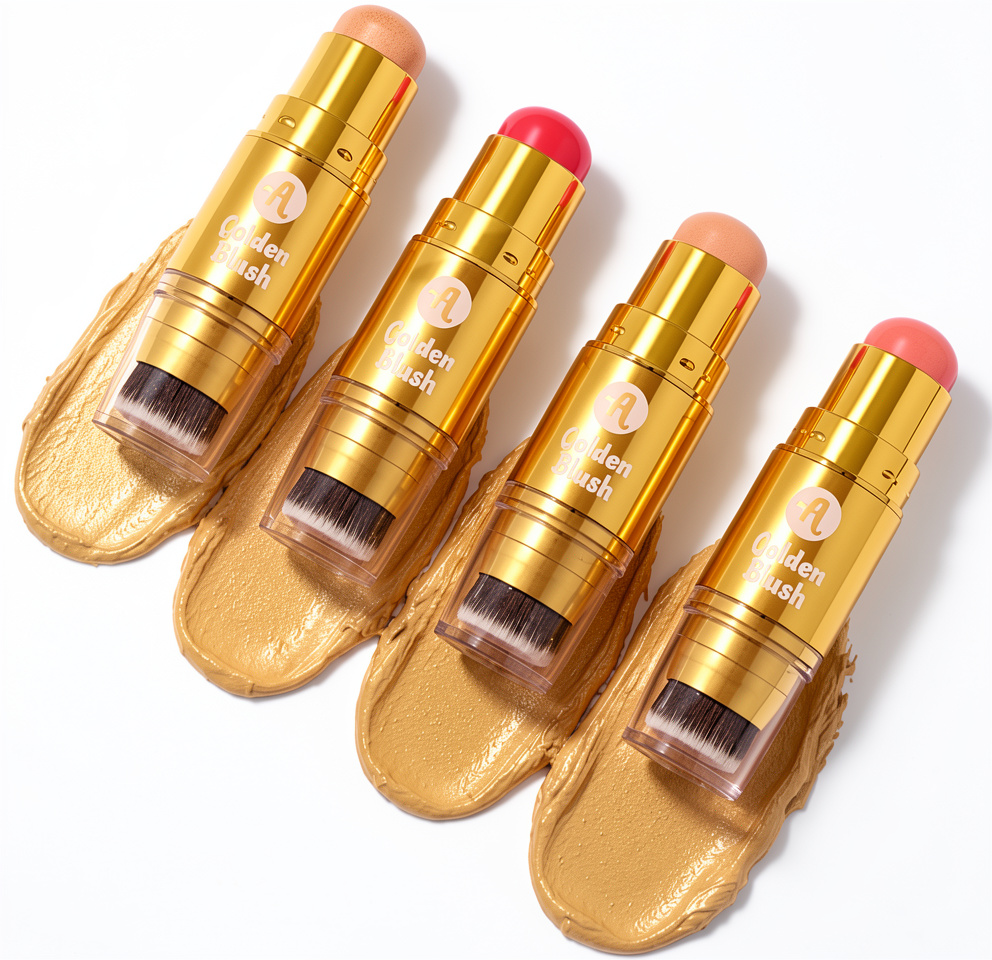 Alma beauty golden blush con aplicador