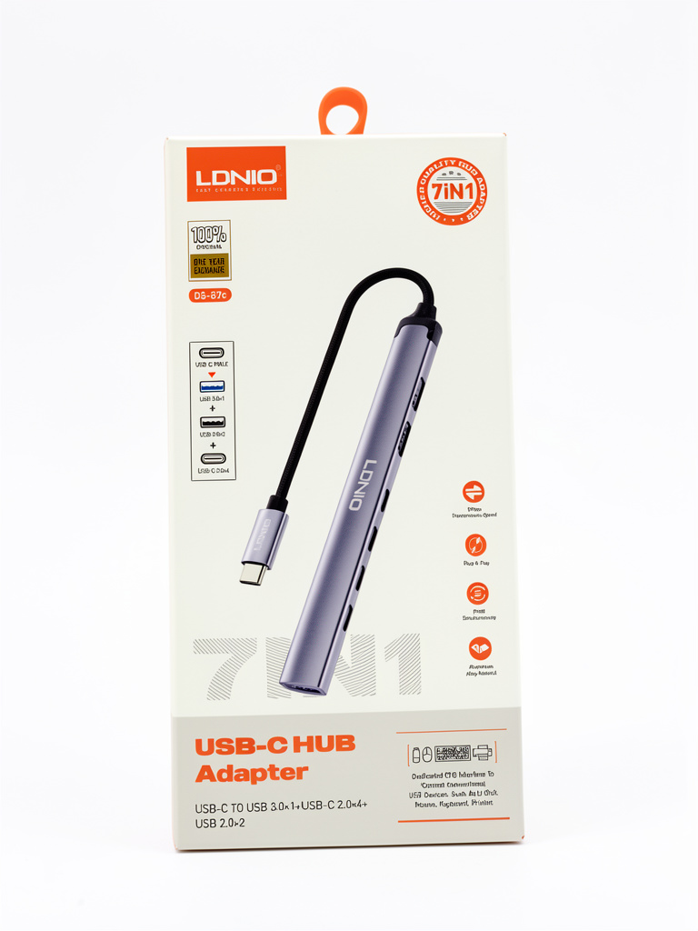 LDNIO hub USB-C 7 en 1